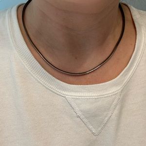 Omega Sterling Silver Necklace